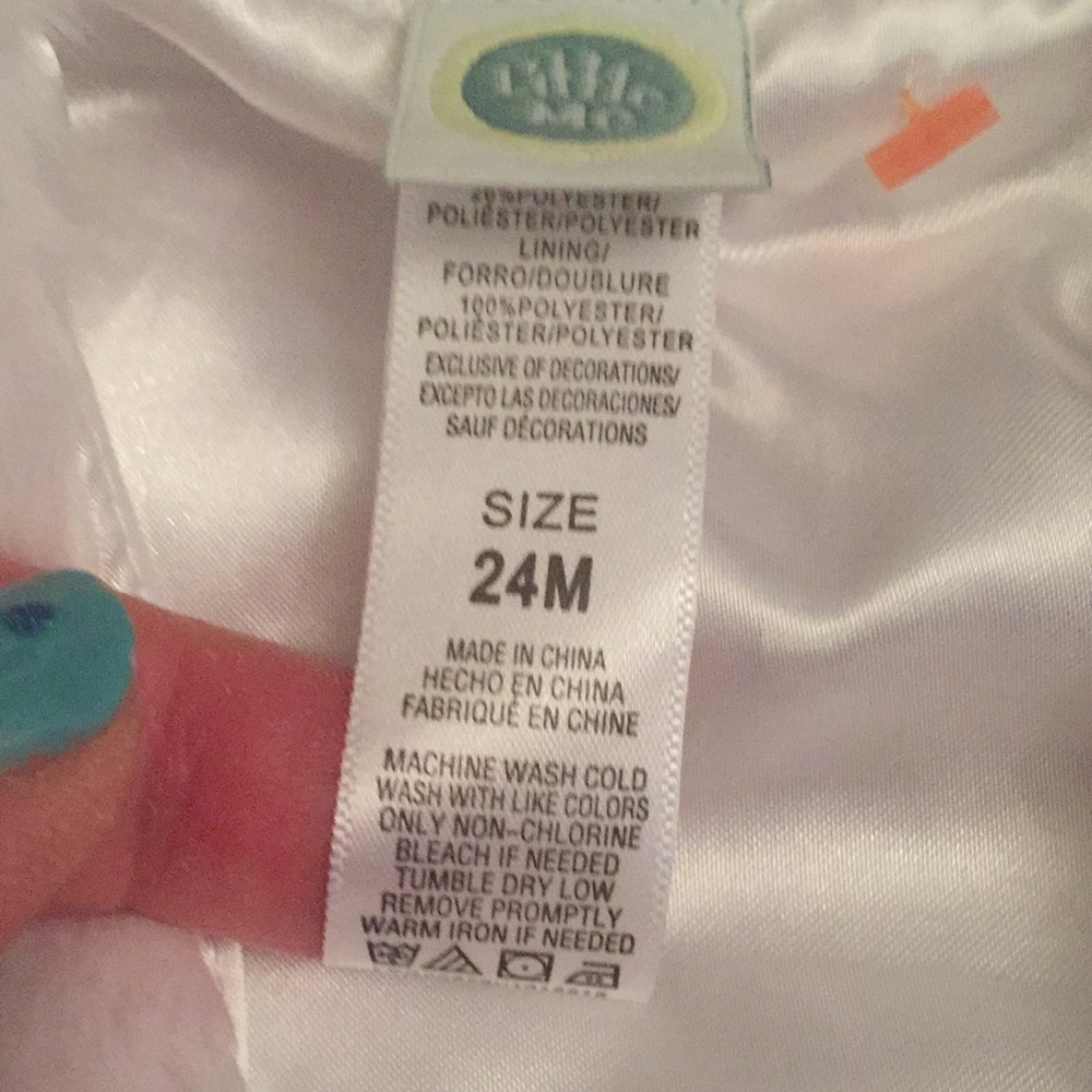 Little me for little girl faux fur vest 24M - Picture 2 of 8